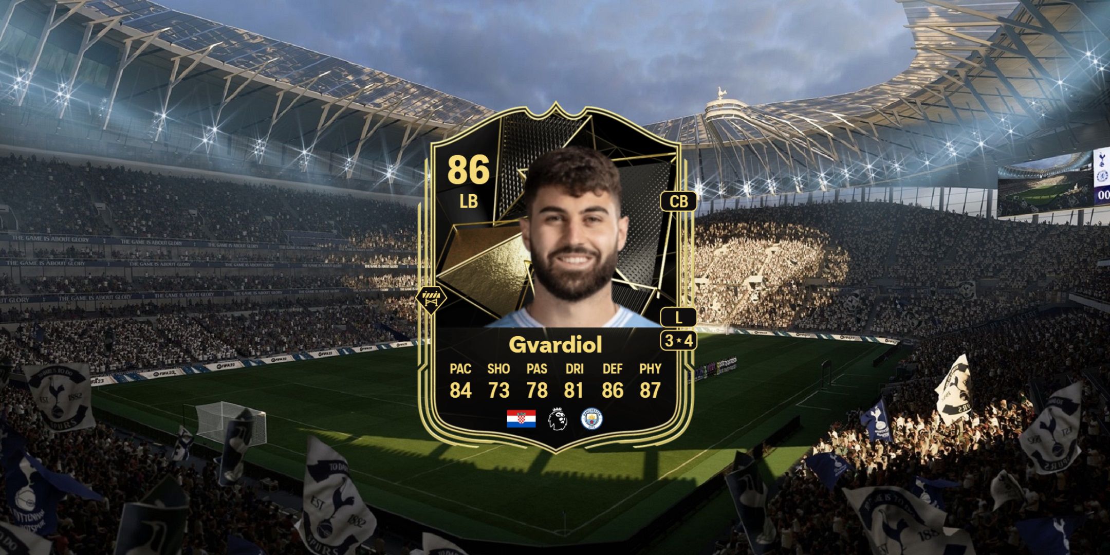 کارت Josko Gvardiol در EA Sports FC 25.