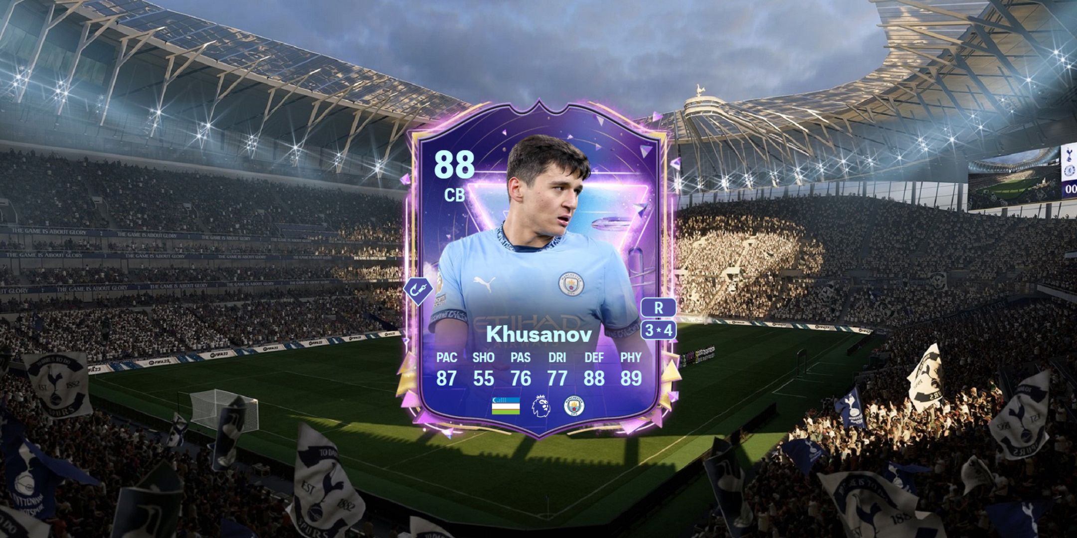 کارت Khusanov در EA Sports FC 25.
