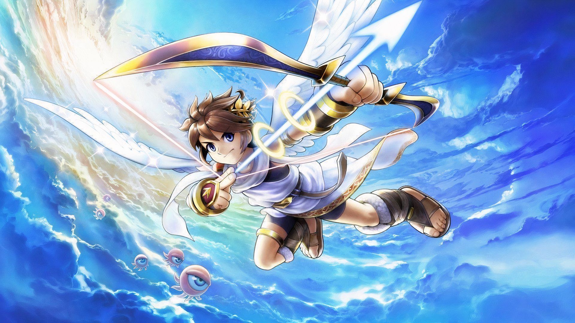گودال هدف کمان خود را در هنر مفهومی برای Kid Icarus: قیام.