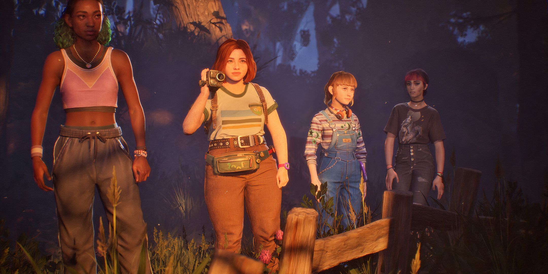 Autumn, Swann, Kat, and Nora in Lost Records: Bloom &amp; Rage.