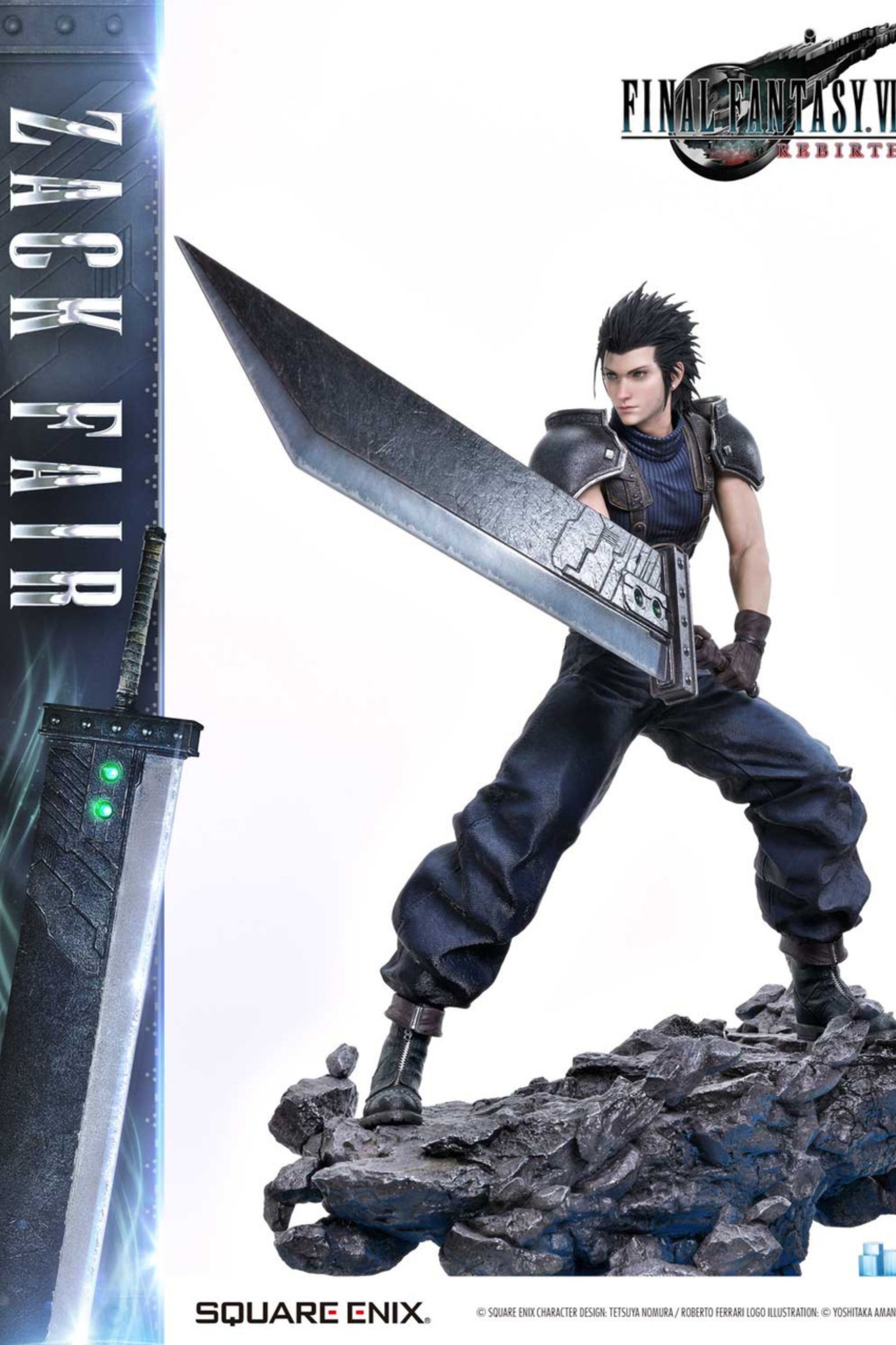 Final Fantasy 7 Rebirth Zack Fair Masterline Statue.