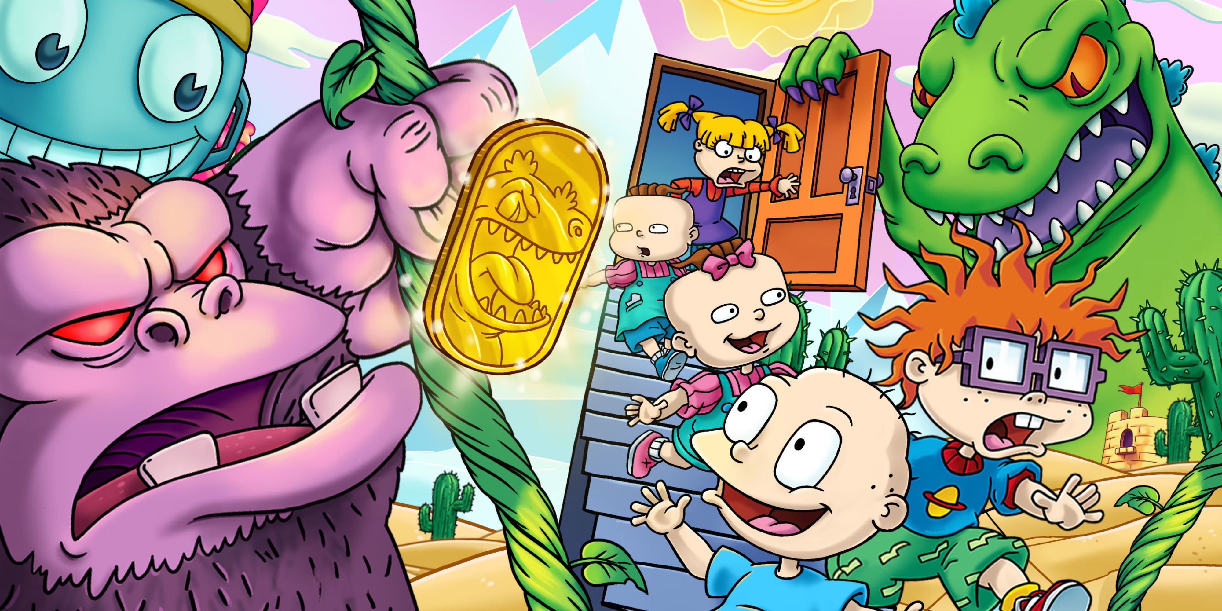 rugrats adventures in gameland key art.