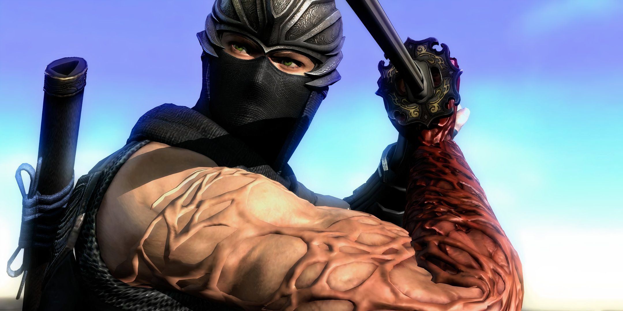 Ryu with his cursed arm in Ninja Gaiden 3.