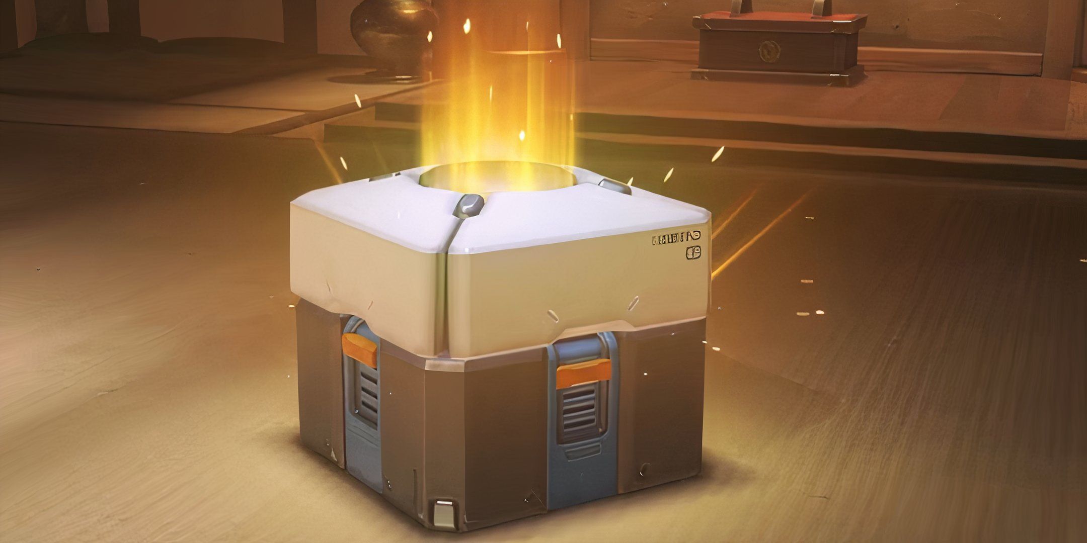 A loot box in Overwatch