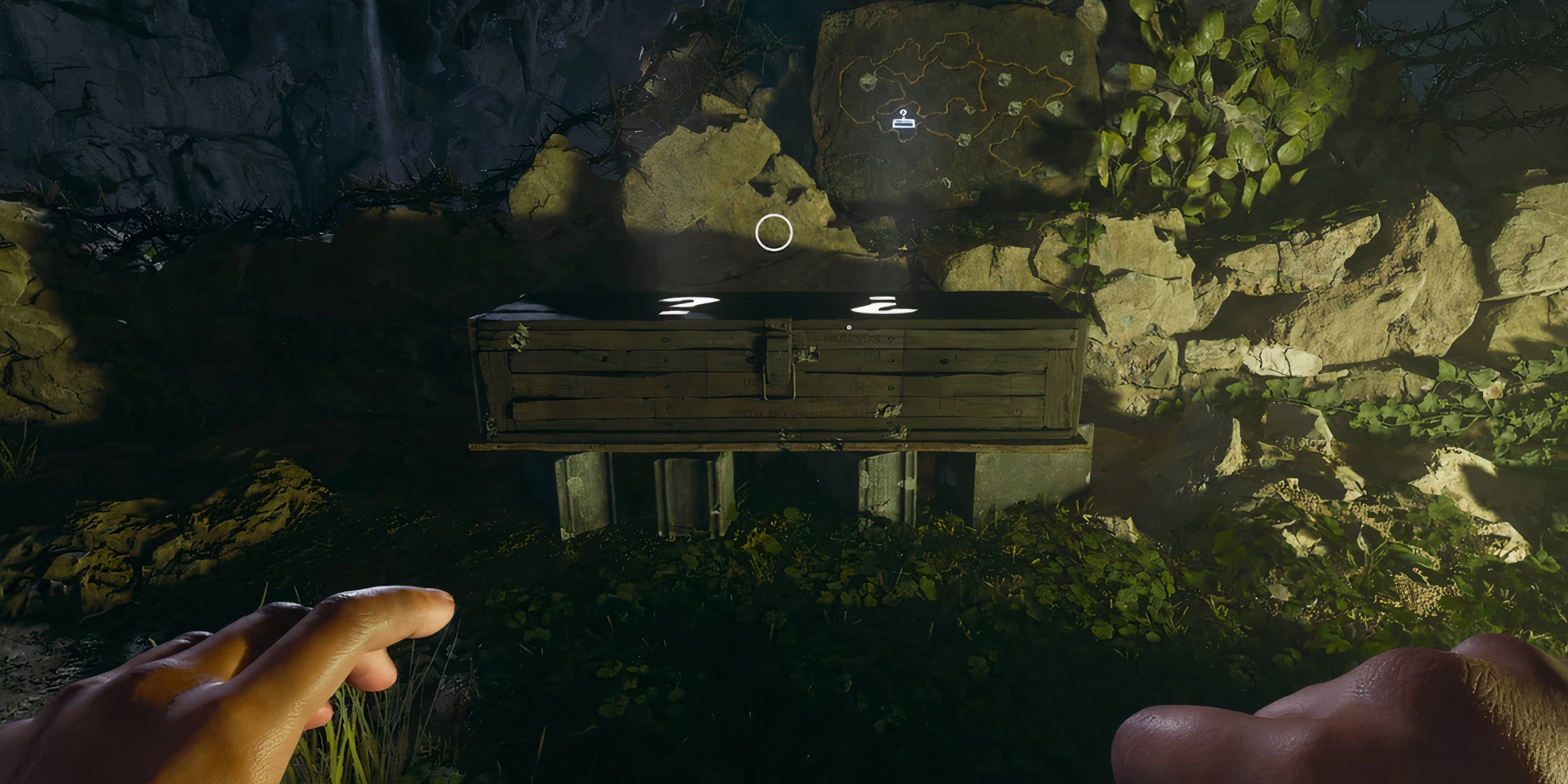 Player standing in front of the mystery box - bo6