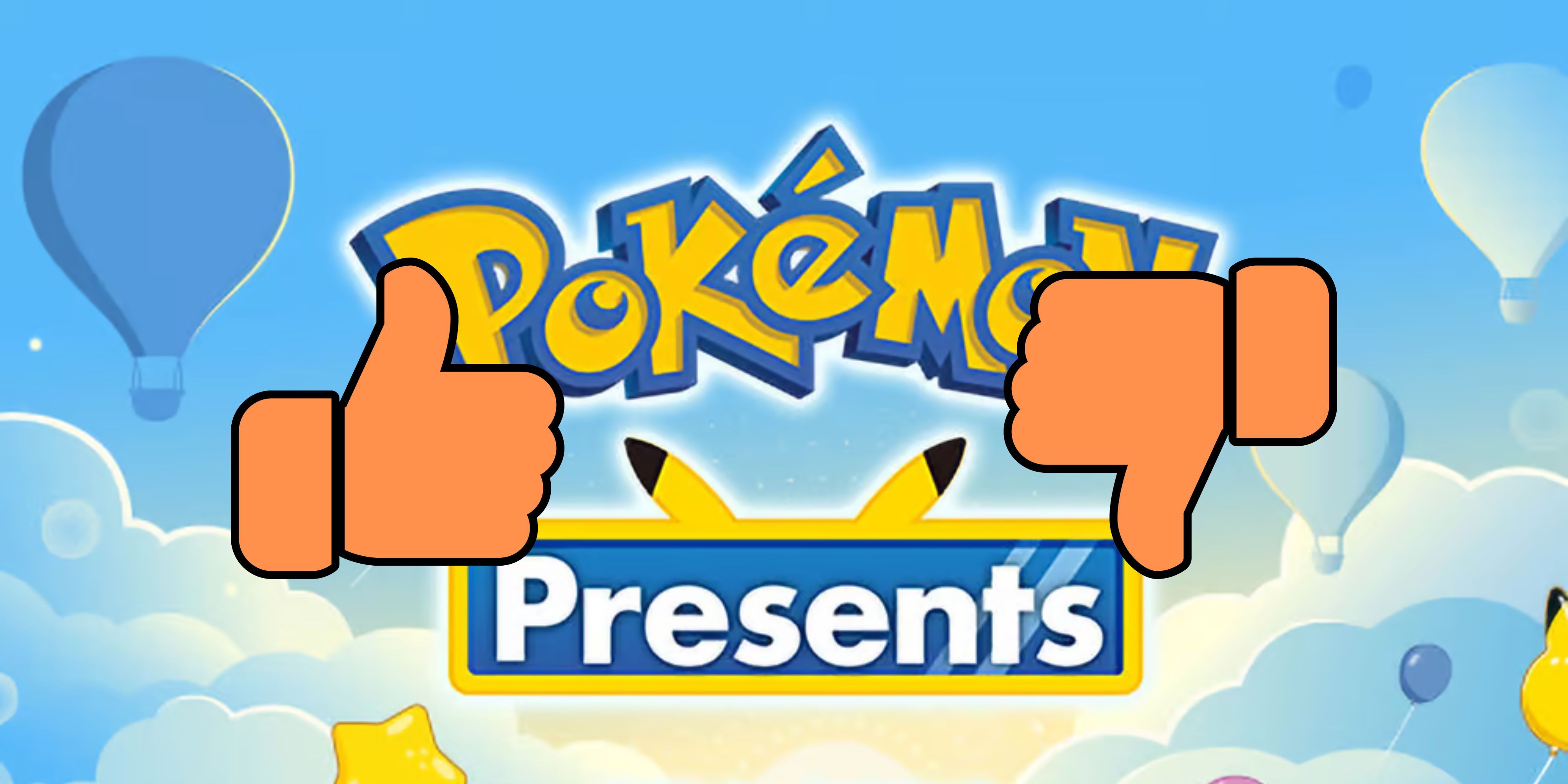 Pokemon Presents Thumbs Up Thumbs Down