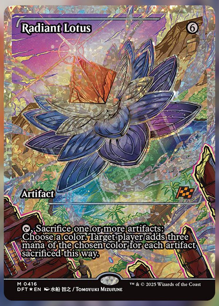 Radiant Lotus japan showcase foil