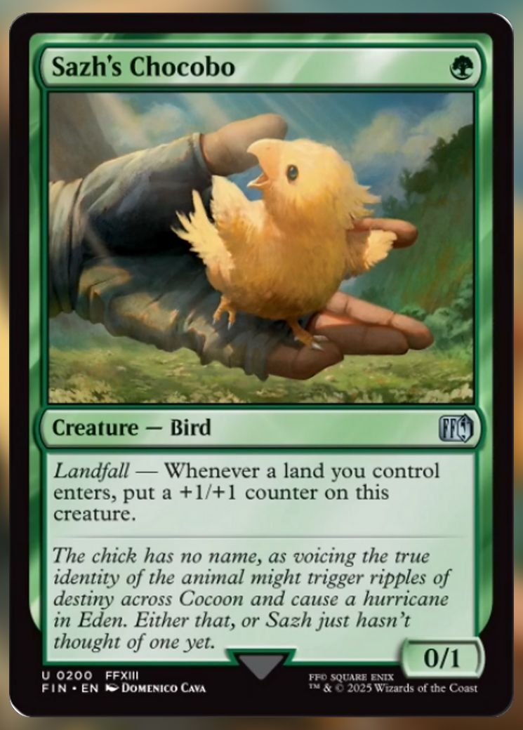 Sazh&rsquo;s Chocobo