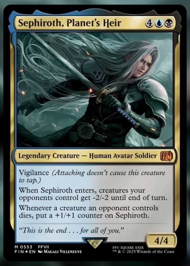 Sephiroth, Planet&rsquo;s Heir