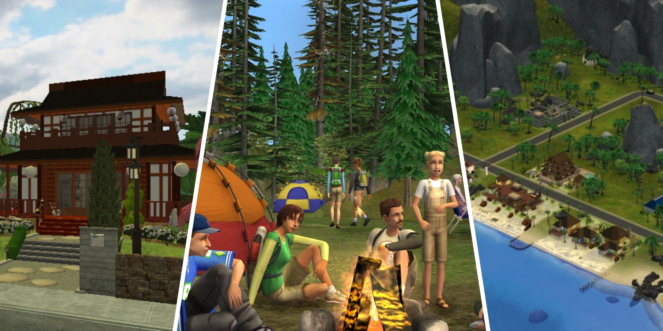 Sims 2 Bon Voyage vacation destinations. 