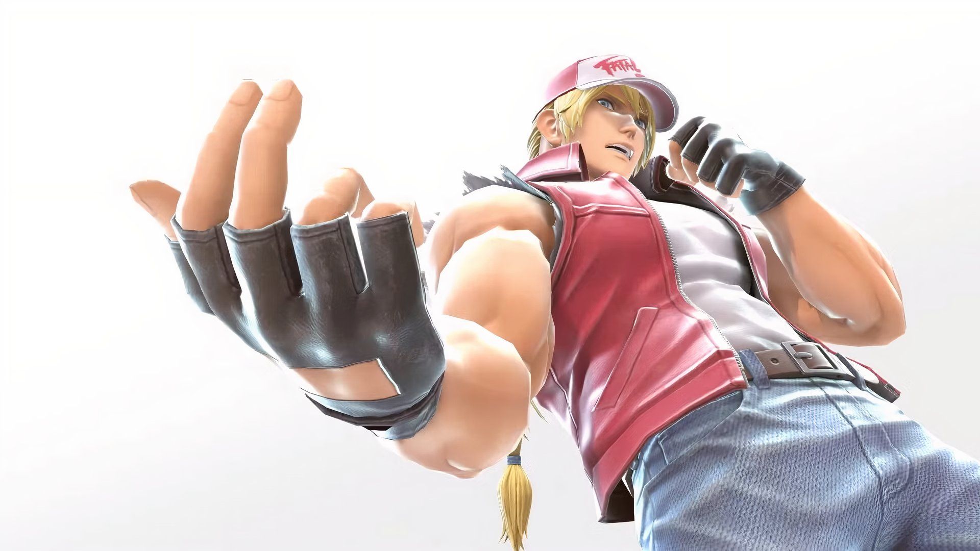 Terry Bogard i sin avslöjande trailer för Super Smash Bros. Ultimate.
