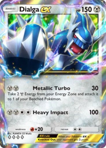 The Dialga ex card in Pokemon TCG Pocket.