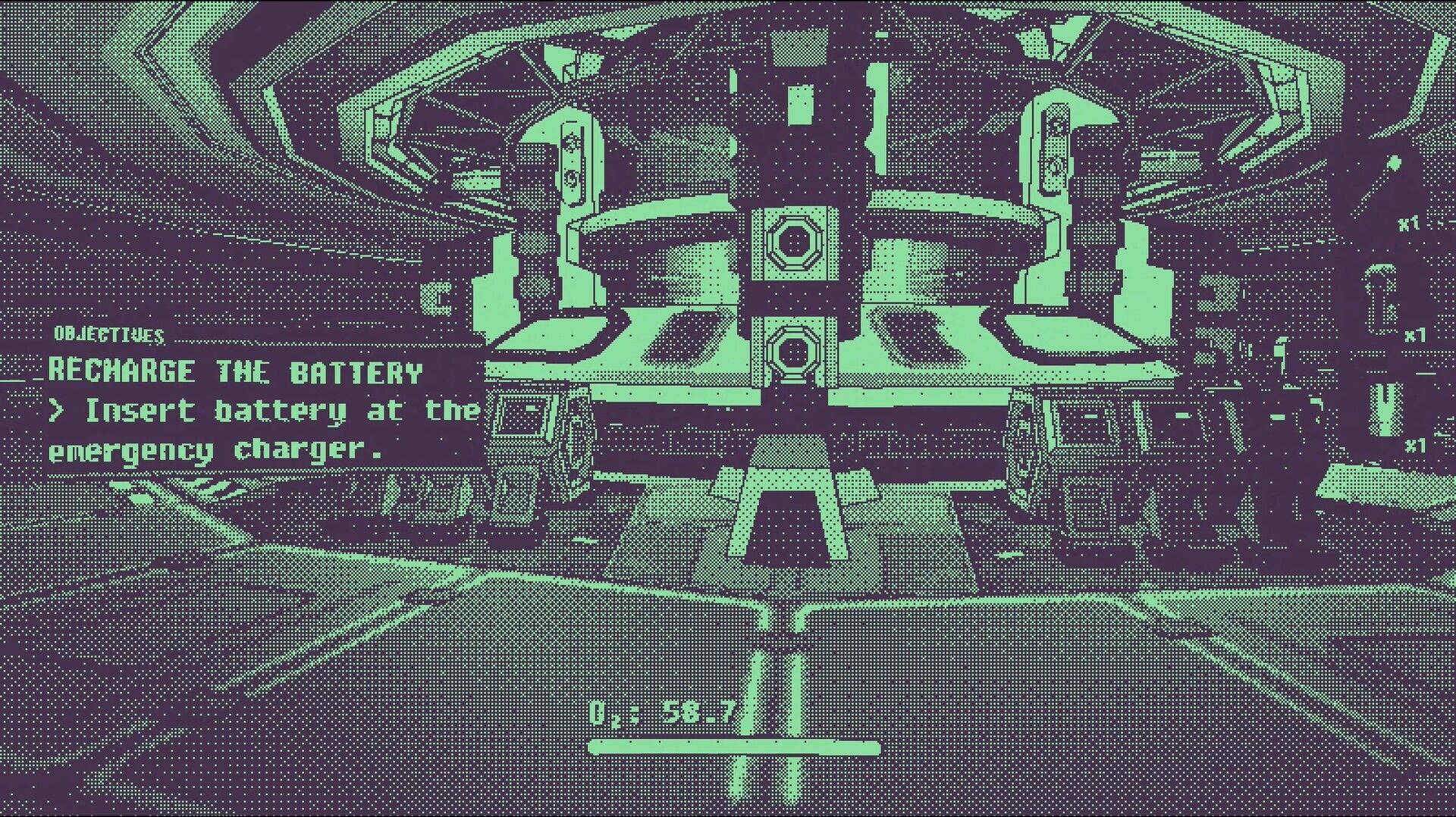 the emergency charger in moonbase lambda