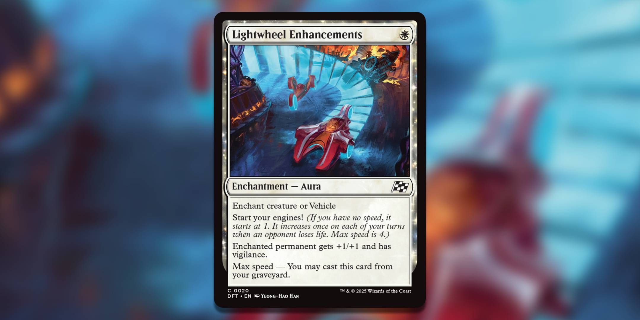 The Magic The Gathering card Lightwheel Enhancements by Yeong Hao Han.