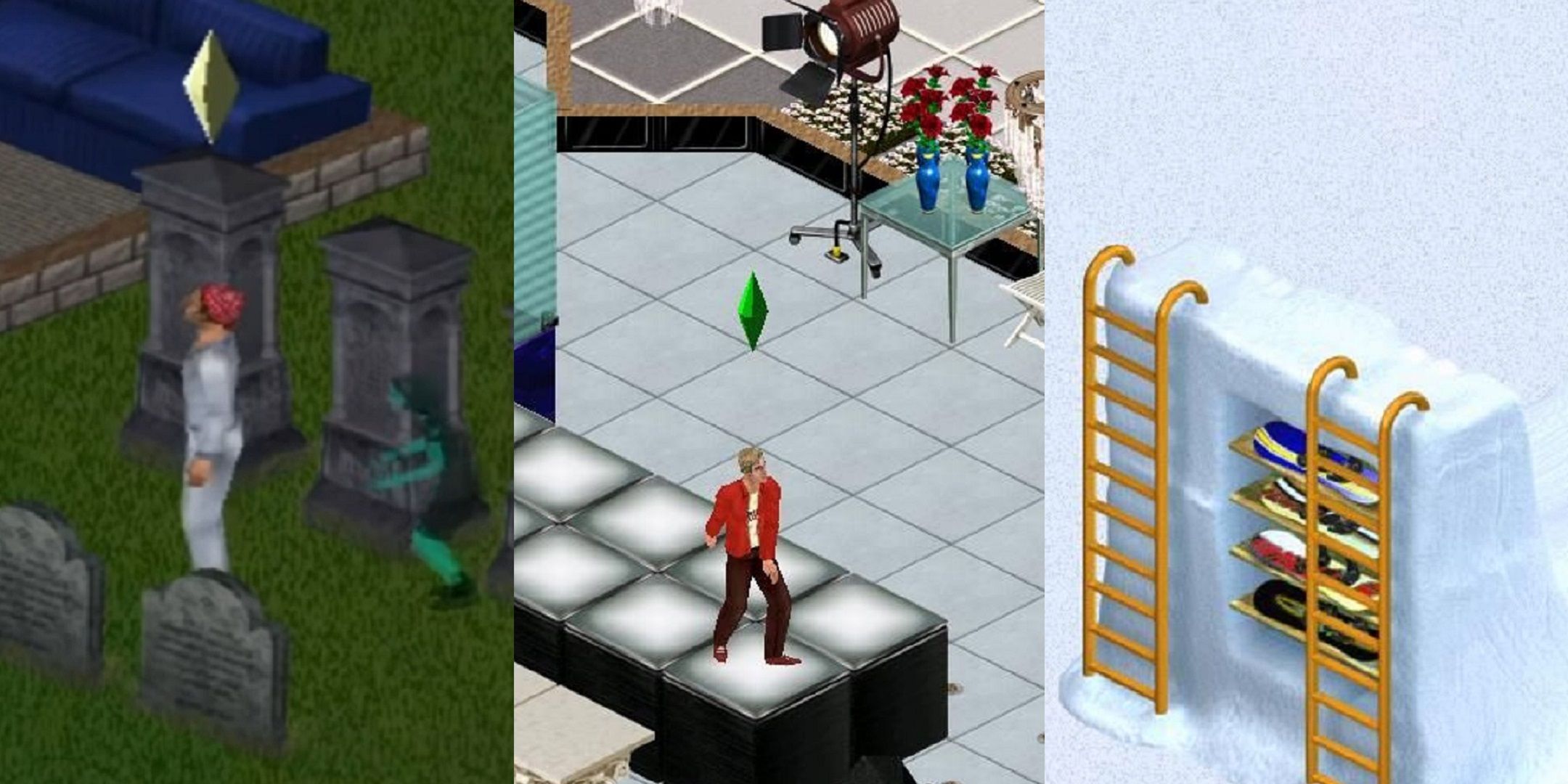 Various careers in The Sims.