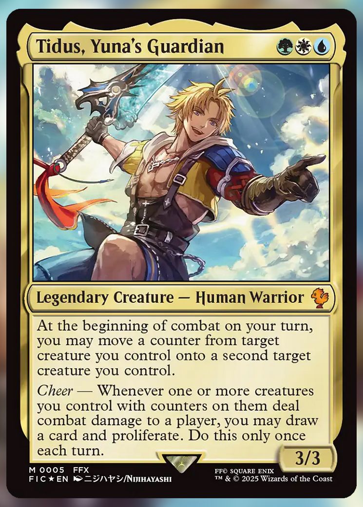 Tidus, Yuna&rsquo;s Guardian