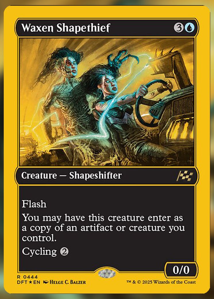 Waxen Shapethief finish line foil