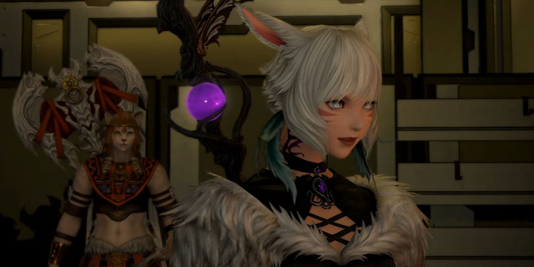 Yshtola and Wuk Lamat in Final Fantasy 14