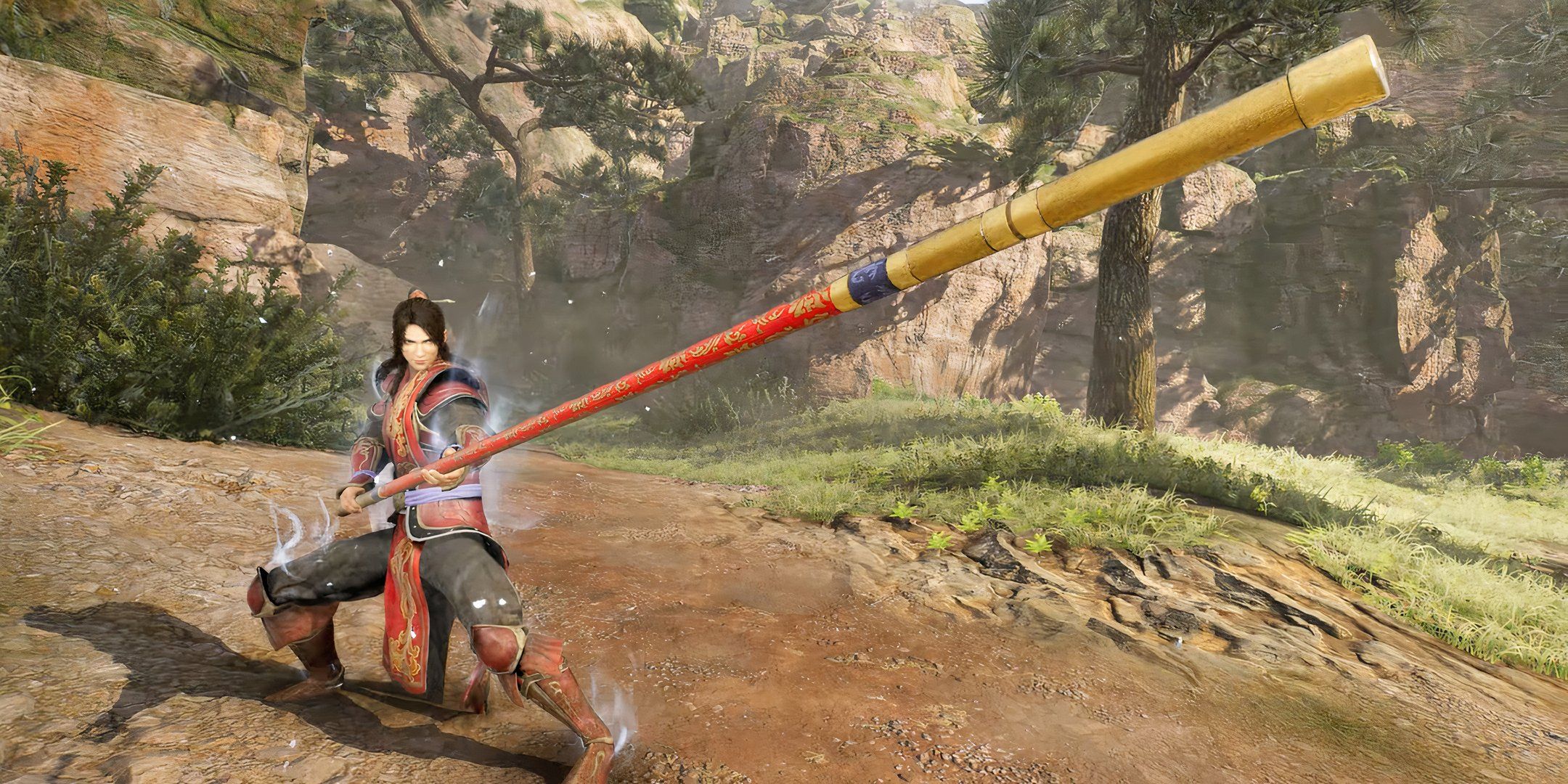 Zhou Yu powers up and prepares to use his Musou Attack.