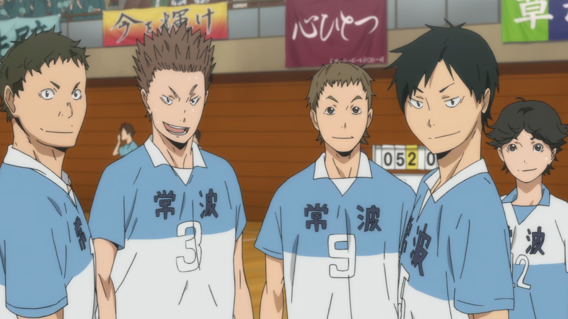Members of Tokonami High in Haikyu.