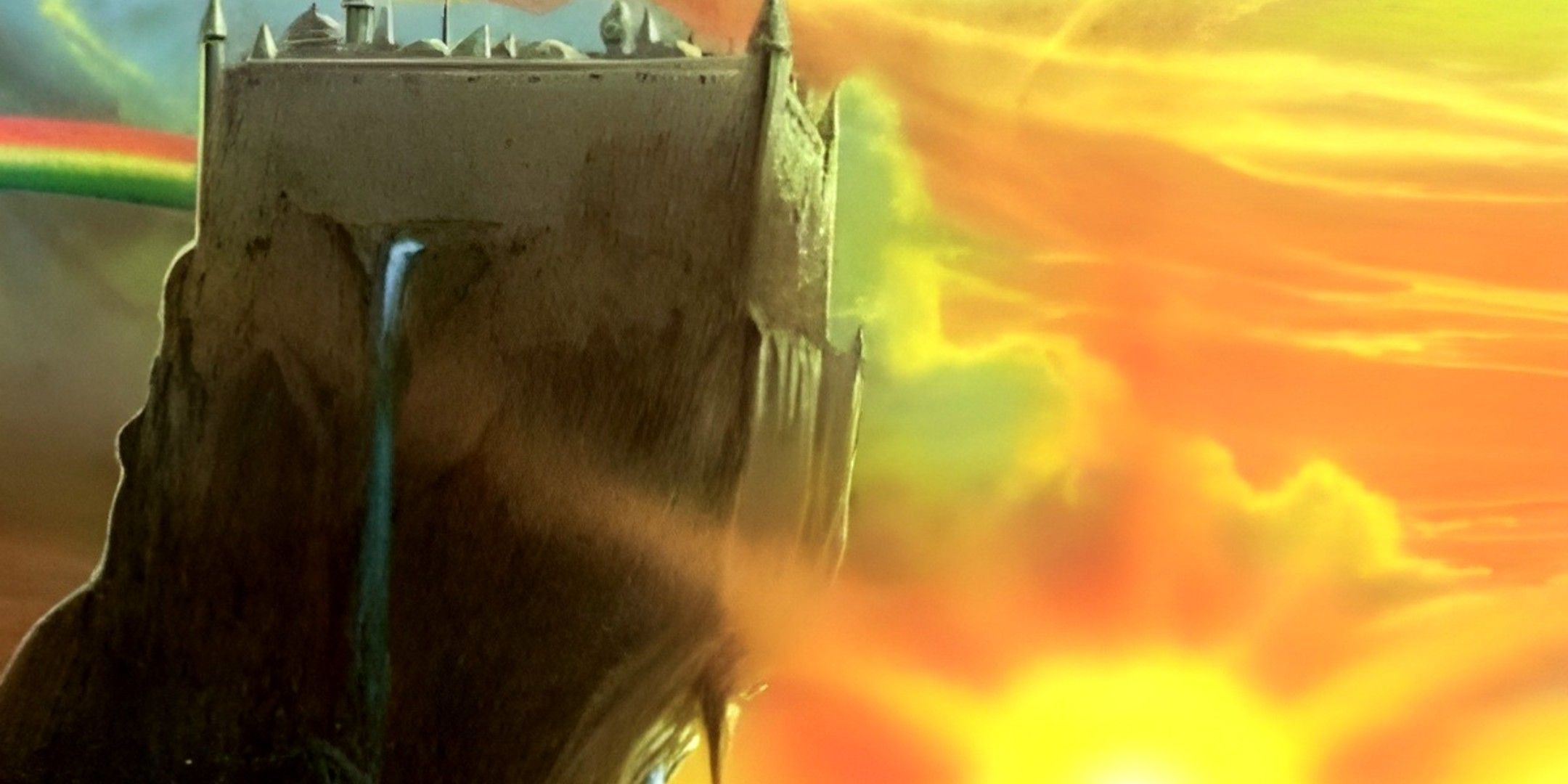 Floating castle in the sun in Ys Book 1 and 2.