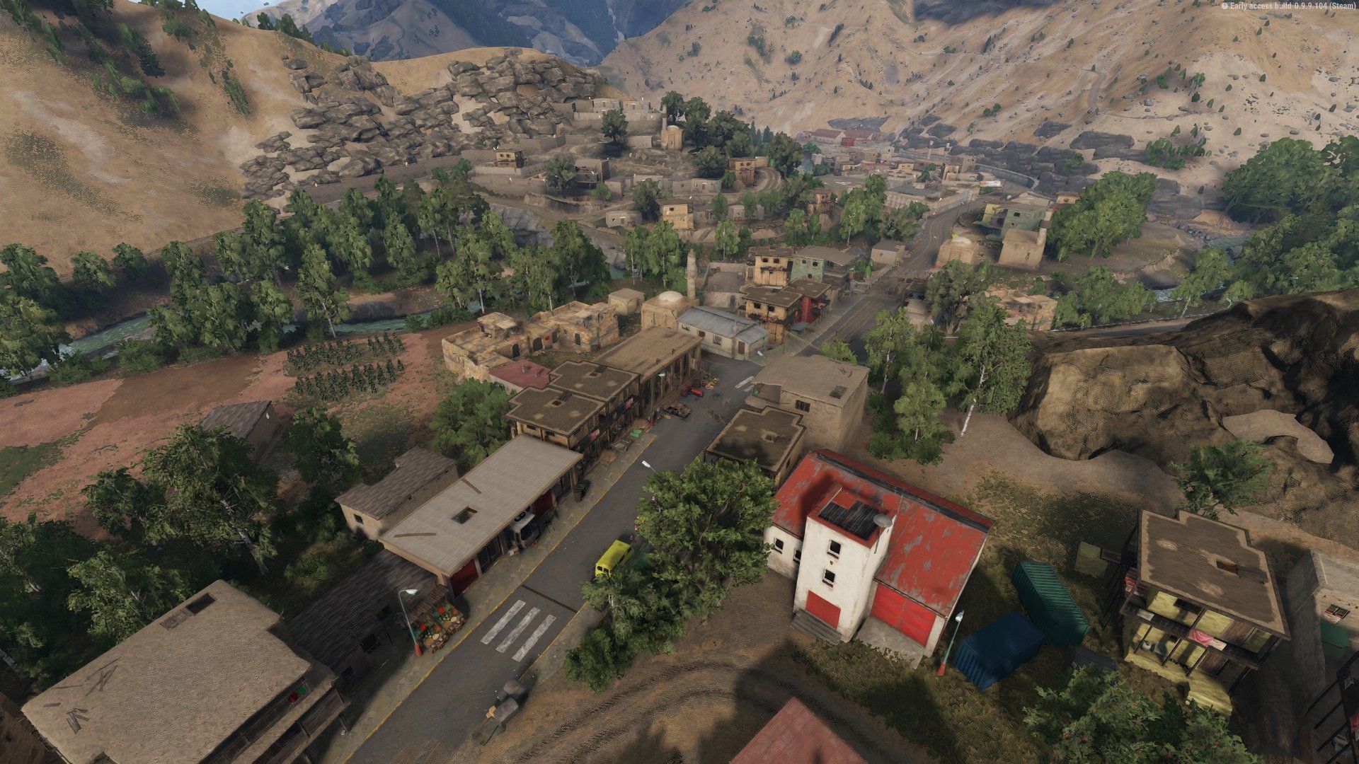 Village and Hill of Kunar Province - Afghanistan mod in Arma Reforger.