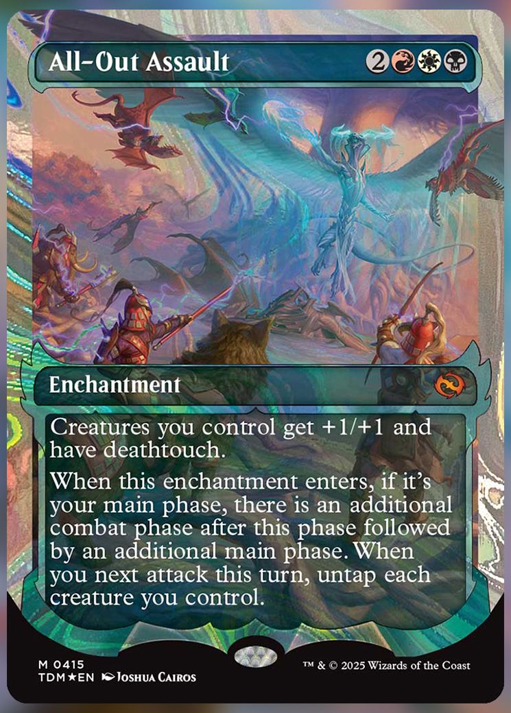 All-Out Assault halo foil