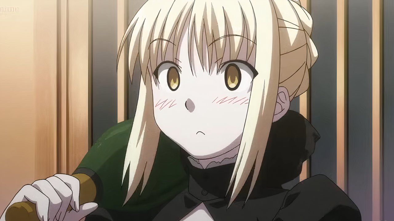 Arctoria Pendragon who seems worried about the carnival Phantasm, a destiny ova.