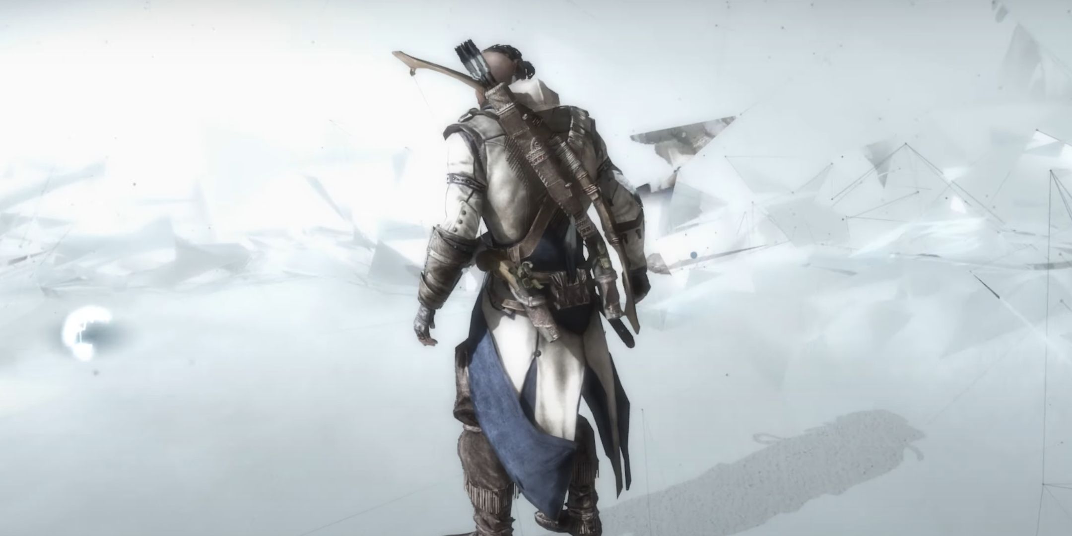 Assassin&rsquo;s Creed 3 screenshot of Connor in the memory corridor.