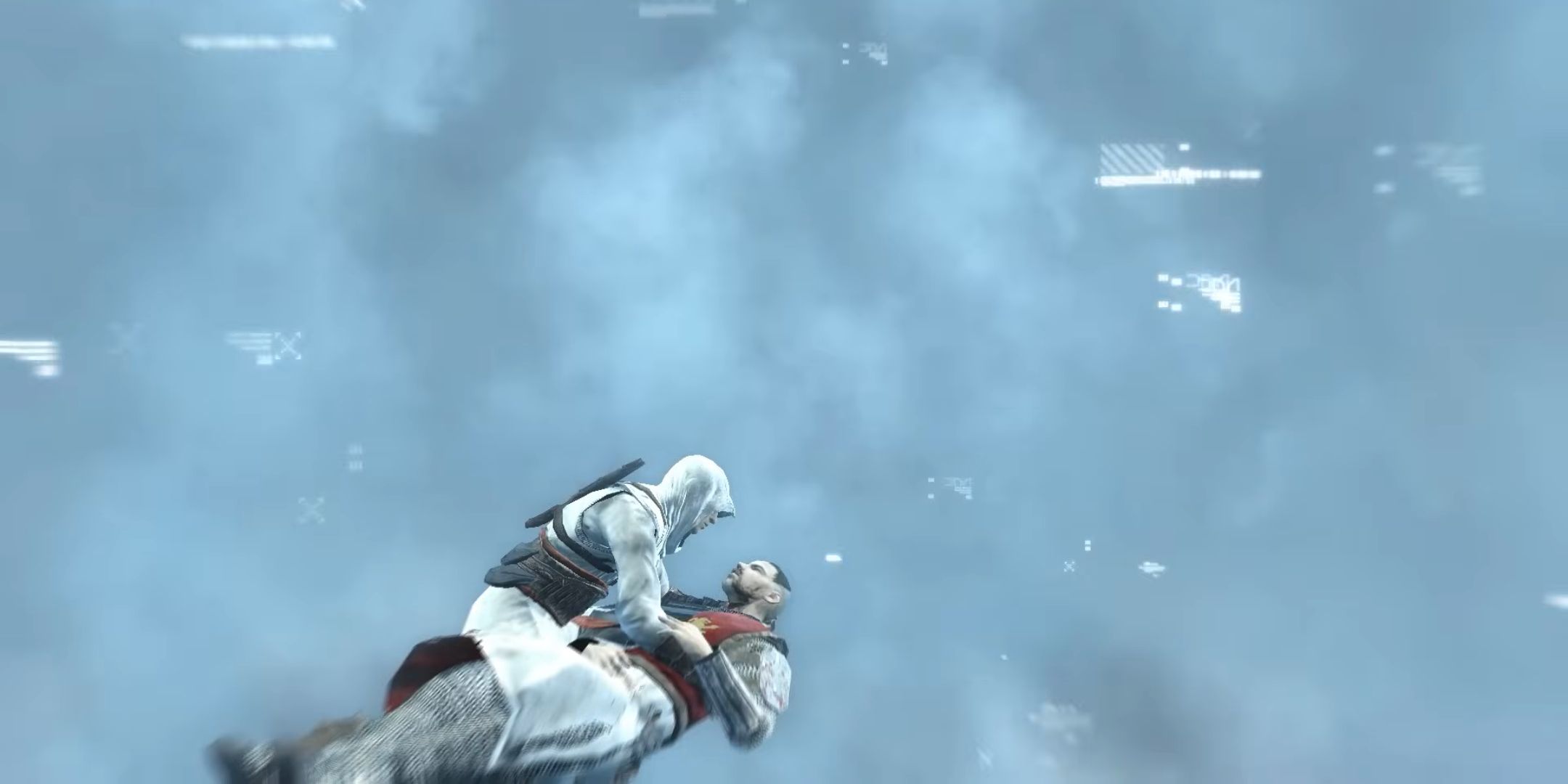 Assassin&rsquo;s Creed Altair killing William of Montferrat in the Memory Corridor.