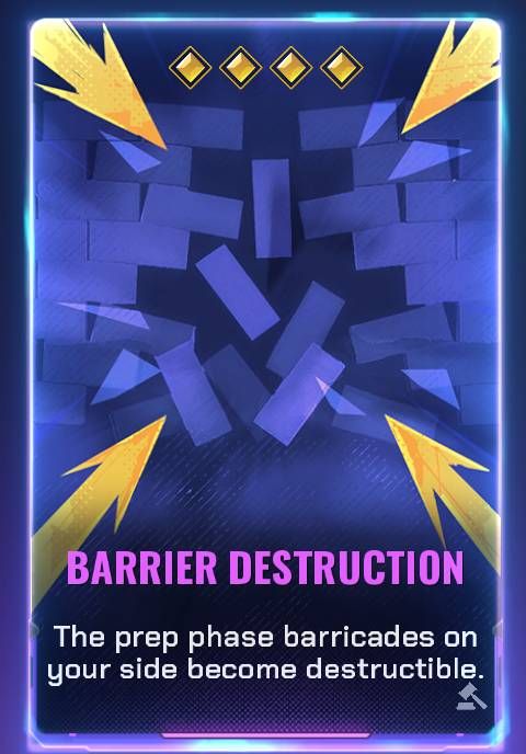 Barrier Destruction Shard Card