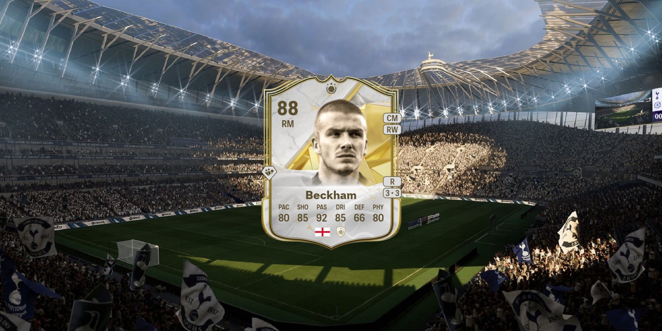 کارت بکهام در EA Sports FC 25.