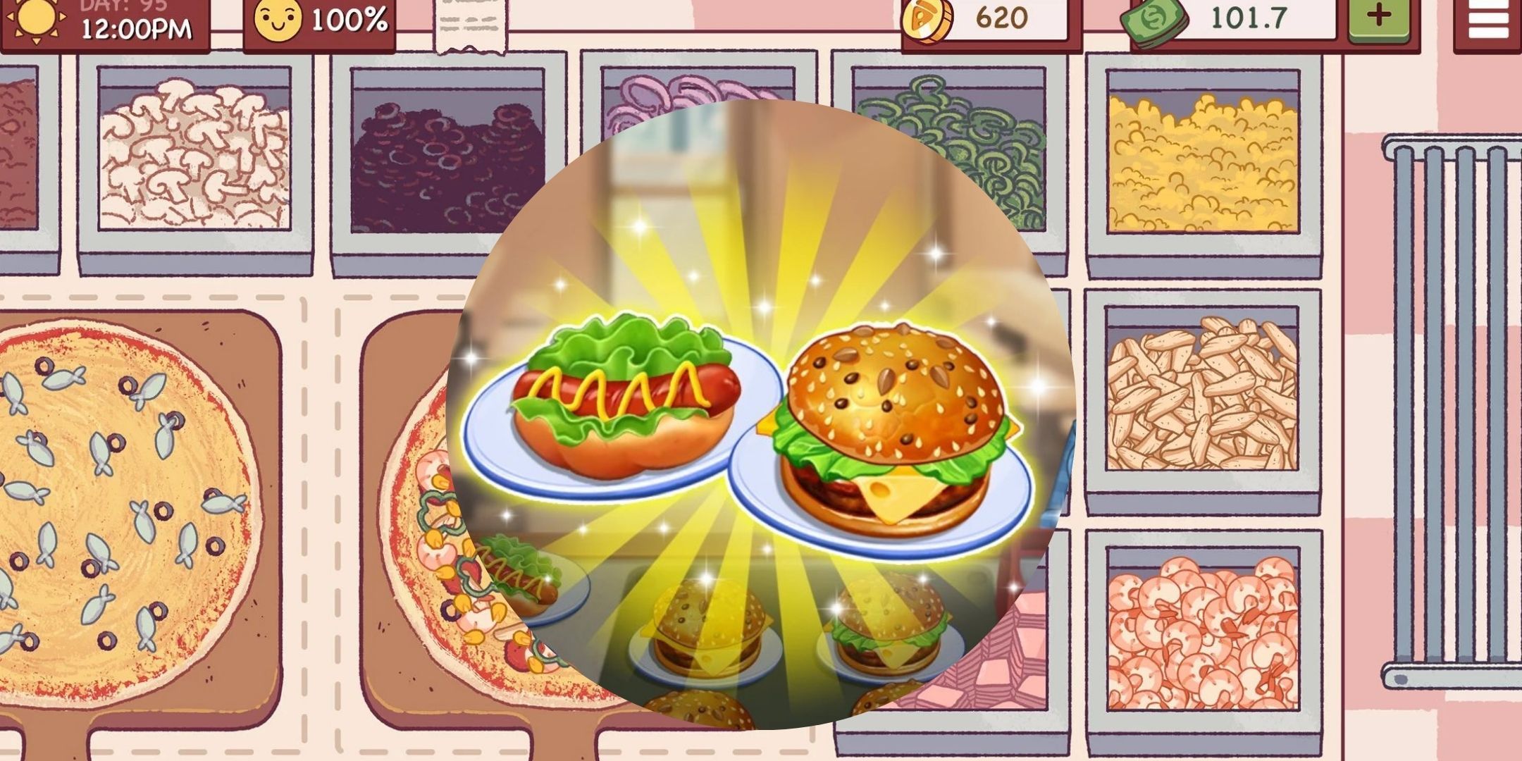 An image collage of Good Pizza, Great Pizza and Cooking Madness: A Chef&rsquo;s game