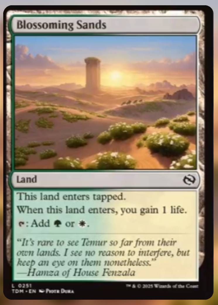 Blossoming Sands