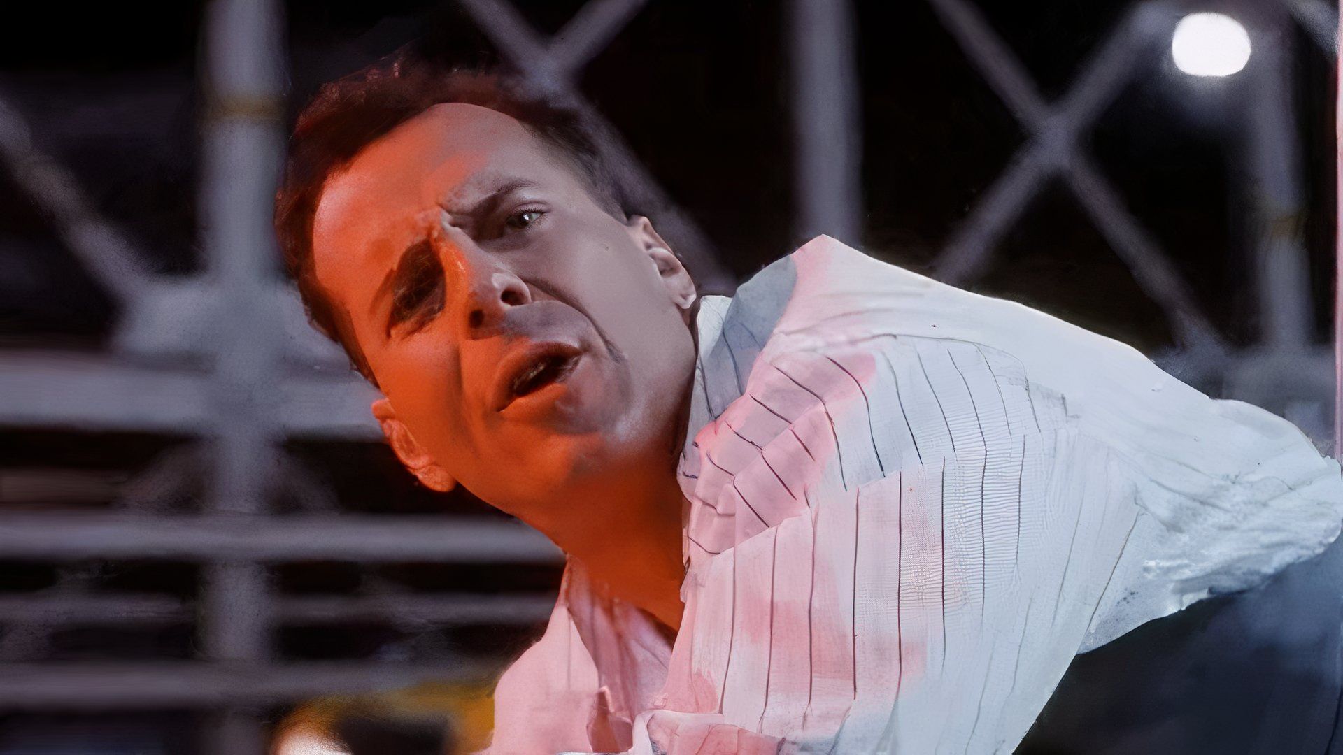 Bruce Willis as Hudson Hawk.