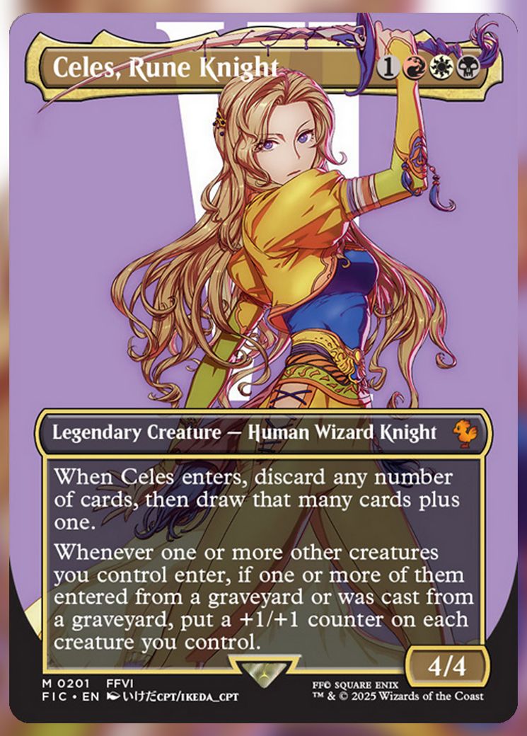Celes, Rune Knight borderless