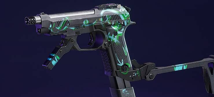 Cold Shoulder SEcondary Weapon Default Skin Fragpunk