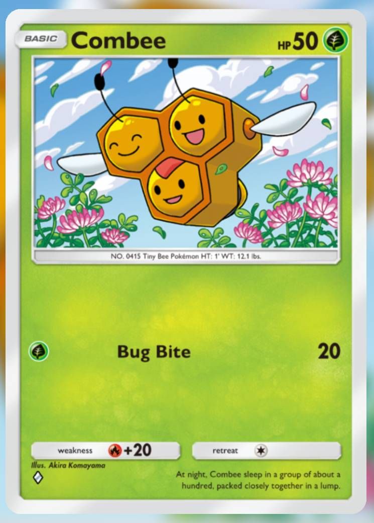 The Combee card, from Triumphant Light.