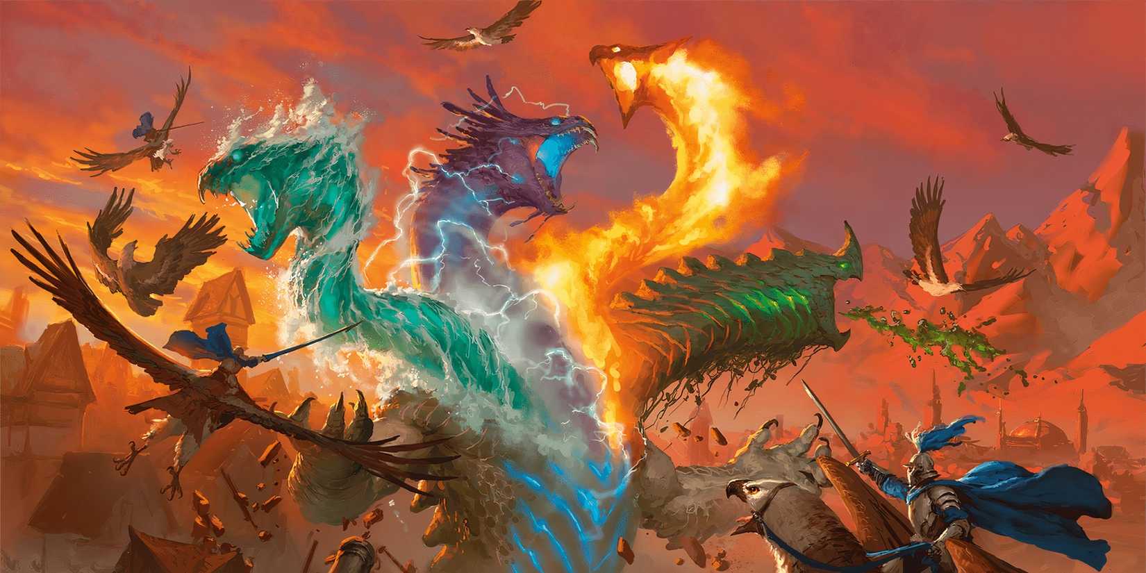 One three head elements in a three head Elite Condils or Dragons 