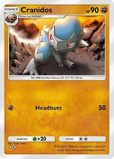 Cranidos in Pokemon TCG Pocket