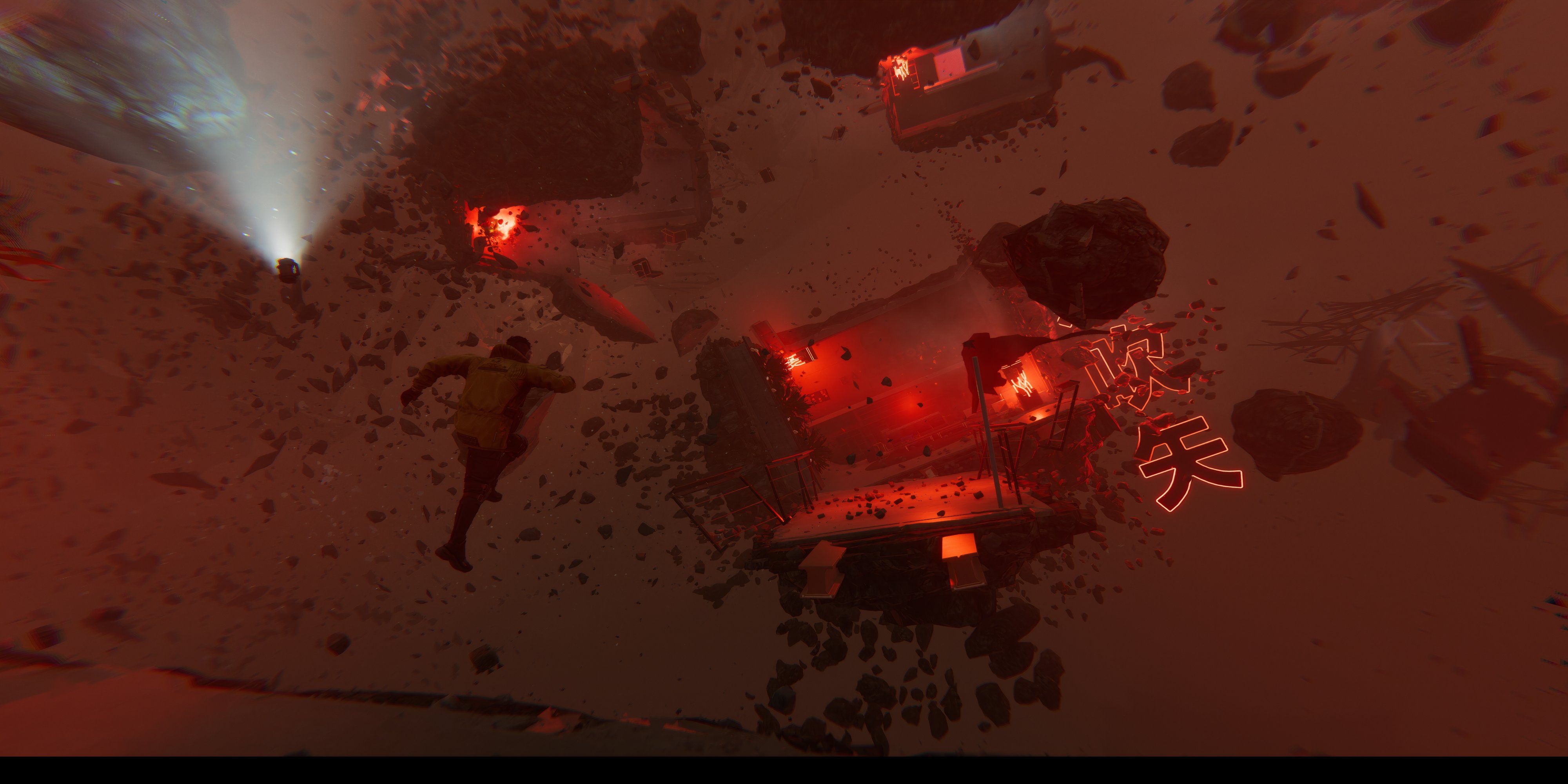 Den of Wolves character jumping in Rift.