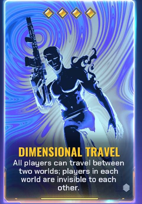 Dimensional Travel Shard Card