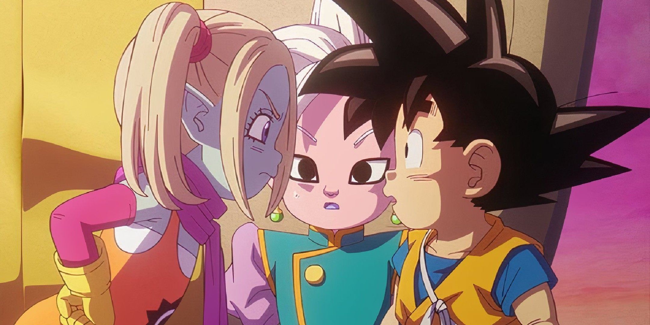Dragon Ball Daima image showing Panzy and Goku.