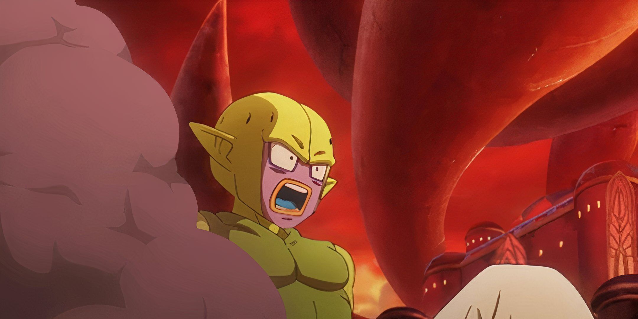 Majen Koo in the middle of the fight at Dragon Ball Dima.
