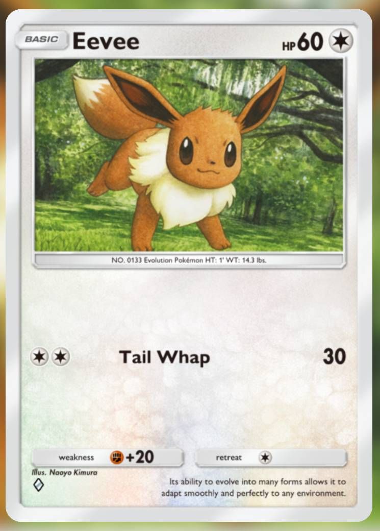Eevee A2a table