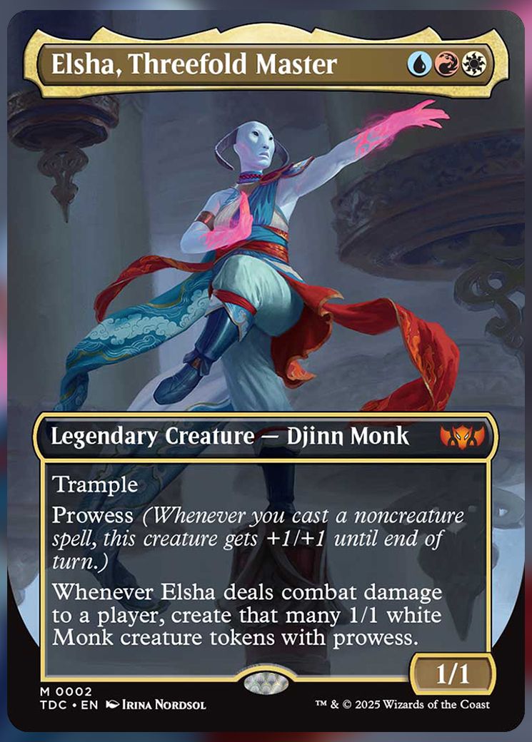 Elsha, Threefold Master