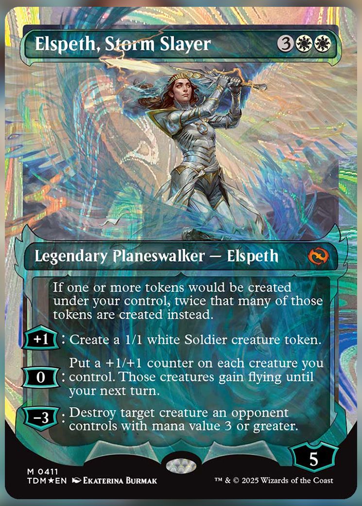 Elspeth, Storm Slayer halo foil