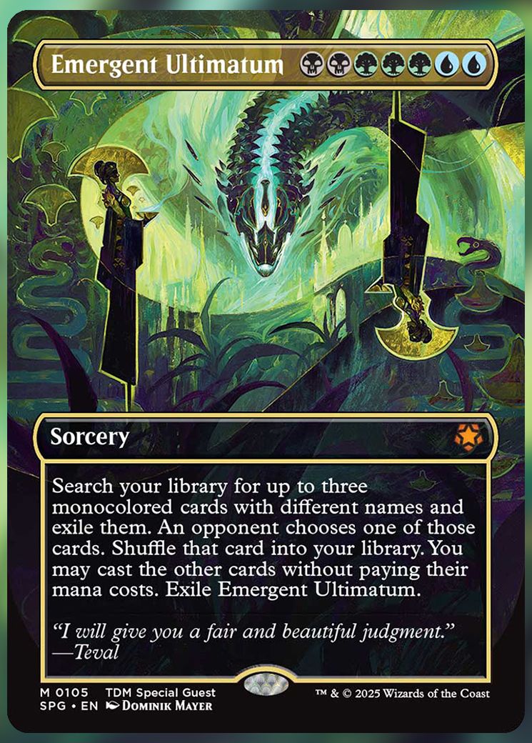Emergent Ultimatum