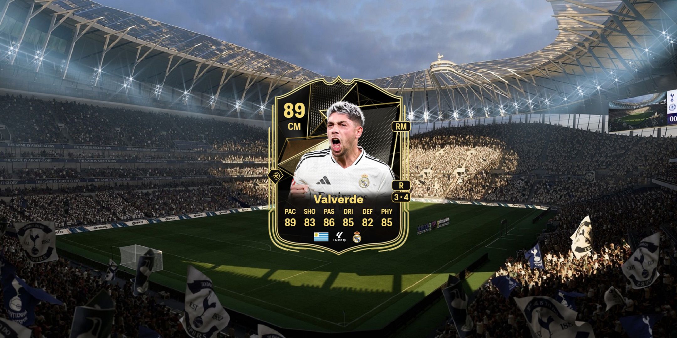 Federico Valverde&rsquo;s card in EA Sports FC 25.