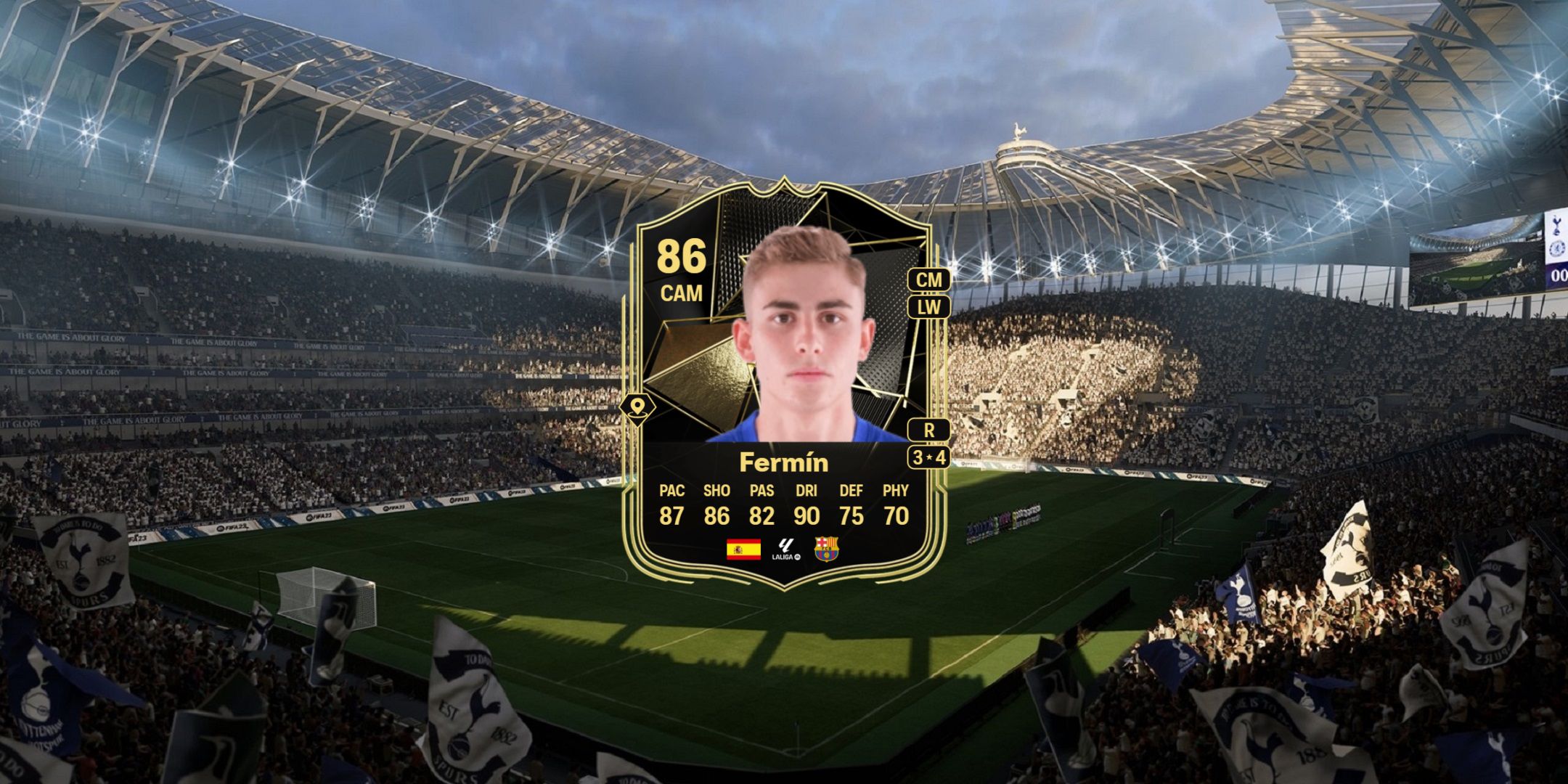 Fermin&rsquo;s card in EA Sports FC 25.
